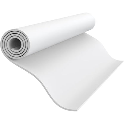 Foam Craft Sheets, 38x100CM EVA Foam Roll, 5MM White DIY Handcraft Sheets - color: WHITE-15x39in-5MM