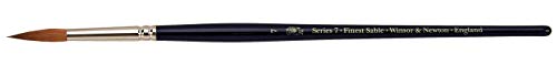 Winsor & Newton Series 7 Kolinsky Sable Brush, Round SH #7 - size: #7, style: Round