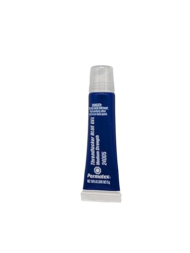 Permatex 24005 Medium Strength Threadlocker Blue Gel, 5 g - size: 5 ml, style: Gel - Medium Strength