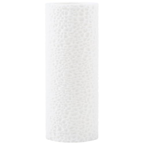 CRASPIRE Polymer Clay Texture Roller Plastic White Embossing Pottery Texture Rollers for Earrings Jewelry Making Clay Modeling Shaping DIY Craft Ceramics Pottery Tool - color: White