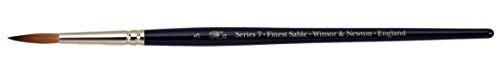Winsor & Newton Series 7 Kolinsky Sable Brush, Round SH #5 - size: #5, style: Round