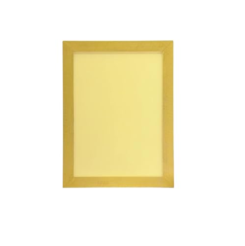 2 Pack Aluminum Silk Screen Printing Screens 12 x 16 Inch Frame-200 Yellow Mesh