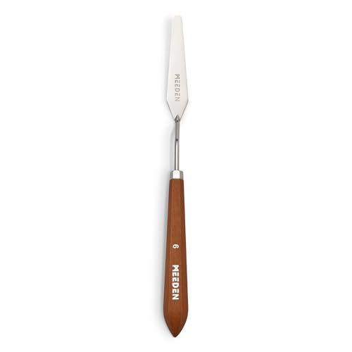 MEEDEN Artist Spatula Painting Knife: 9.92" Flexible Stainless Steel, #6 - style: #6