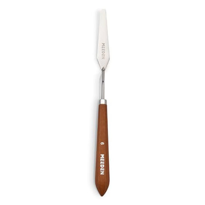 MEEDEN Artist Spatula Painting Knife: 9.92" Flexible Stainless Steel, #6 - style: #6
