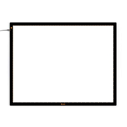 Daylight Wafer 3 Light Pad (A2+) Dimmable with Memory Function, Perfect for Tracing, Sketching, Scrapbooking and Other Craft Projects,18X23.5 inches, Black - style: Wafer3 (A2+)