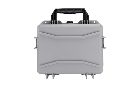 Eylar 13.8" Intact Series Compact Hard Camera Case, Lightweight and Durable Stacker Design with Foam - color: Gray