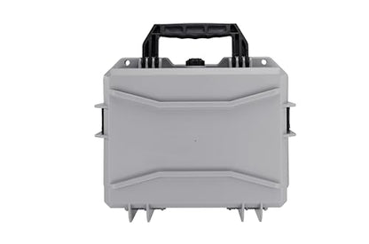 Eylar 13.8" Intact Series Compact Hard Camera Case, Lightweight and Durable Stacker Design with Foam - color: Gray
