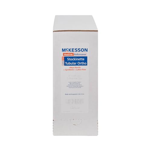 McKesson Stockinette, Non-Sterile, Latex-Free, White, Polyester, 3 in, 1 ct