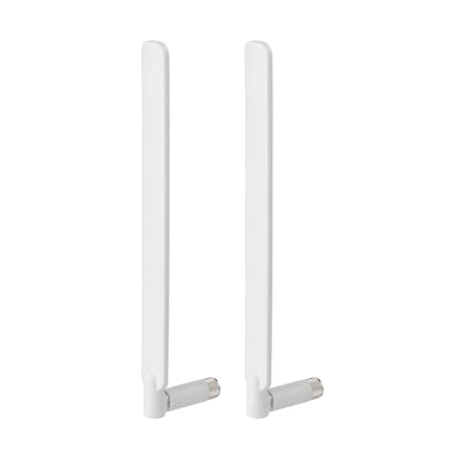 Superbat High Gain 12dBi Dual Band WiFi Antenna 2.4GHz/5GHz 5.8GHz Omnidirectional RP-SMA Antenna White for Router, Wireless Access Point, Security Cameras 2-Pack - color: white
