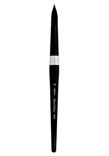 Silver Brush Limited Black Velvet Round Watercolor Paintbrush, Size 18 - size: 18