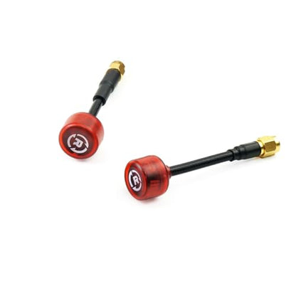 2pcs RUSHFPV FPV Antenna Cherry 75MM 5.8GHz SMA RHCP for FPV Racing Drone