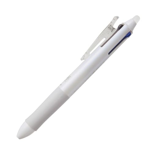Pilot Frixion Ball Knock 4-Color Gel Ink Multi-Pen, White (LKFB-80EF-W)