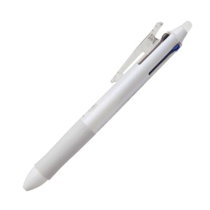 Pilot Frixion Ball Knock 4-Color Gel Ink Multi-Pen, White (LKFB-80EF-W)