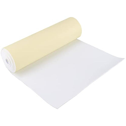 BENECREAT 78.7x12 inch White Self-Adhesive EVA Foam Roll, 3mm Thick - color: White, size: 3mm Thick
