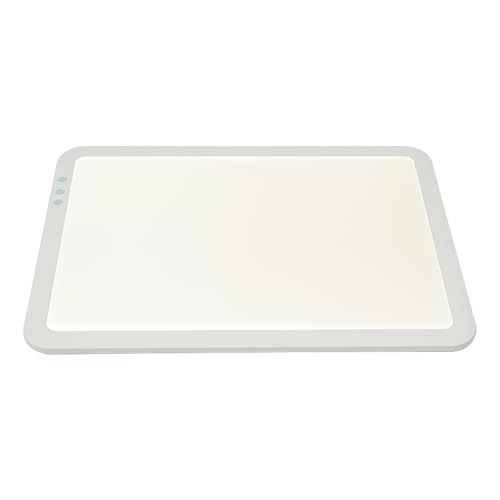 Rechargeable A3 Light Pad LED, Adjustable Brightness Tracing Light Box with 3 Colors, Portable Wireless Light Board for Diamond Painting Sketching and Drawing