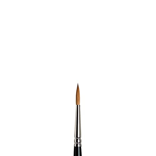 Winsor & Newton Series 7 Kolinsky Sable Brush, Round SH #4 - size: #4, style: Round