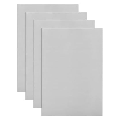 4 Pack A4 Rubber Stamp Sheets for Artistic Stamp Creations, 8.5 x 11 Inch Soft Light Gray Rubber Stamp Sheets for Laser Engraving Machine, Elevate Your DIY Projects with Precise, by KUKLIPJIM