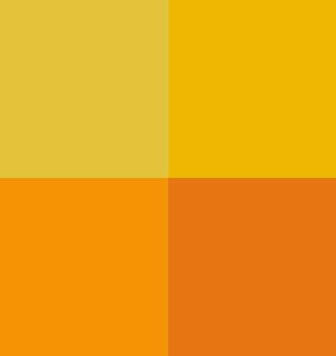 Vallejo - Yellow Color Set, Game Color, 4 Bottles x 0.6 fl.oz. - style: Yellow Color Set