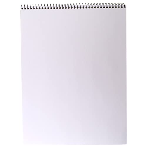 Top Flight Sketch Book, Heavy Back, Top Wire, 9 x 12 Inches, 30 Sheets (63201)