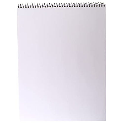 Top Flight Sketch Book, Heavy Back, Top Wire, 9 x 12 Inches, 30 Sheets (63201)
