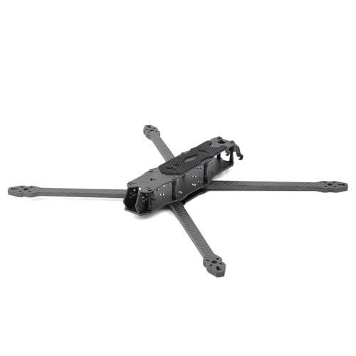 HGLRC 415mm 10 inch FPV Racing Drone Frame Carbon Fiber for FPV Long Range Freestyle Training Quadcopter with Lipo Battery Strap - size: MY10 Frame 10-inch