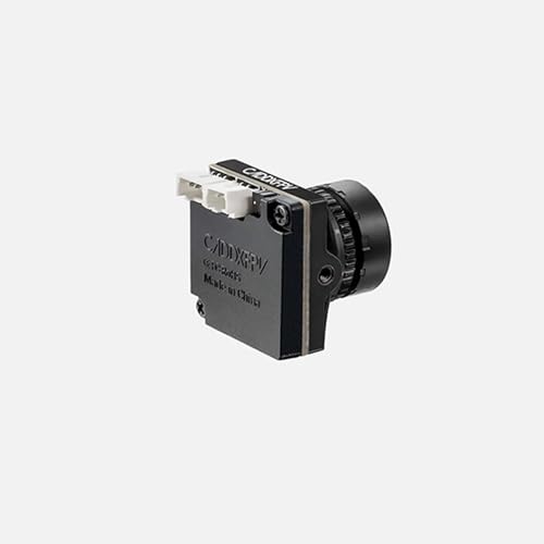 Modelhive FPV Ratel 2 Micro Camera - 1/1.8" Starlight Sensor, Super WDR, 160°/165° FOV, 1200TVL, Ultra-Light 5.9g for RC FPV Drone Racing & Freestyle (Black) - color: Black