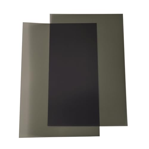 Circular Polarizers Film Non-Adhesive 11.8x7.8 inches Circularly Polarized Filter polarizing Sheets for Photography, Educational Physics Experiments,2 Pack