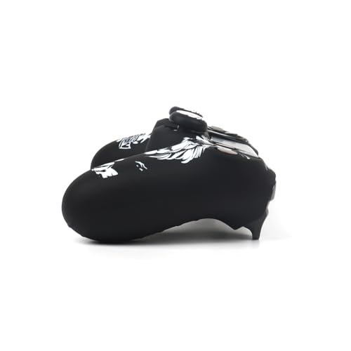 Lion Design Controller Skin Cover with 2 Thumb Grips Compatible with PS4/Playstation 4 Slim/Pro Controller - color: Lion Black White