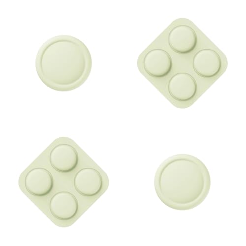 PlayVital Button Caps + Thumb Grip Set for Nintendo Switch 2, 2 Silicone Colorful ABXY Directional Button Covers & 2 Joystick Caps for Joycon - Antique Yellow - color: Antique Yellow