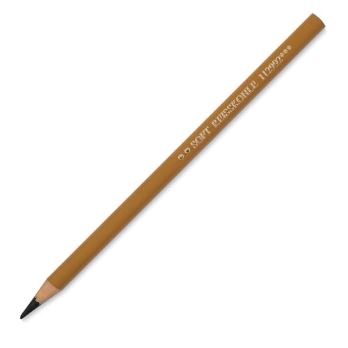 Faber-Castell PITT Monochrome Artists' Pencil, Black, Oil Base, No.1 Extra Soft