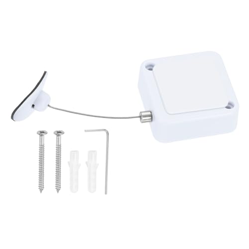 PATIKIL Retractable Remote Control Cable Tether 3.3ft /1M, White 1 Set - color: White, size: 3.3ft /1m