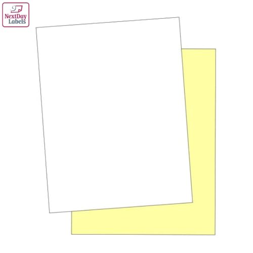 NextDayLabels Superior Carbon-Less NCR, 2 Part Reverse #5914, 8.5" x 11" - size: 8-1/2" x 11" 2 Part Straight, #5914