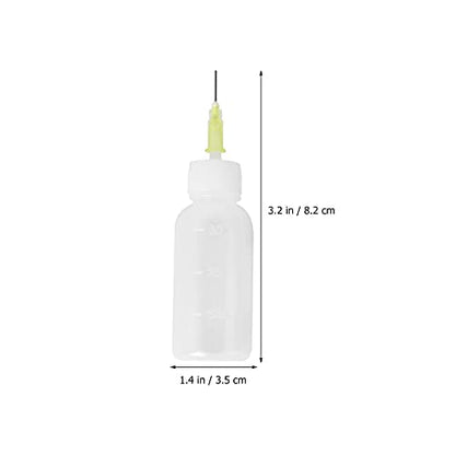 SUPVOX Tattoo Set with Kit Applicator Bottles and Needle Tips for Body Art Drawing Portable Plastic Bottles for Precision Ink and Pigment Application 18-Piece Diy Tattoo Supplies