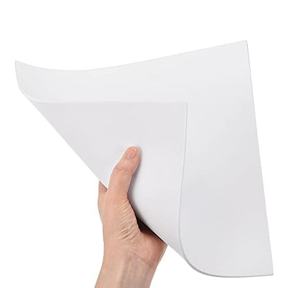 uxcell White EVA Foam Sheets 10 x 10 Inch 3mm Thickness for Crafts DIY Projects, 8 Pcs