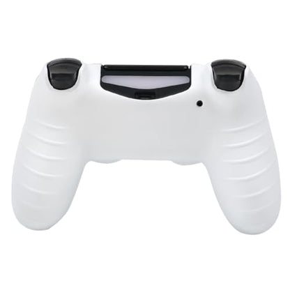 Cat Among Blossoming Branches Design Controller Skin Cover with 2 Thumb Grips Compatible with PS4/Playstation 4 Slim/Pro Controller - color: Cat White Purple