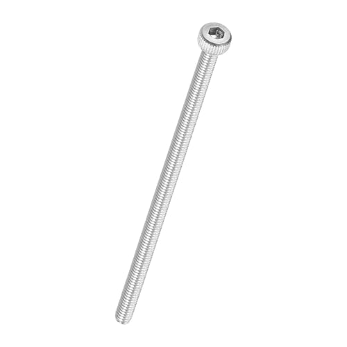 Socket Head Cap Screws M2-0.4x45mm 304 Stainless Steel Silver 10pcs - size: M2-0.4x45mm