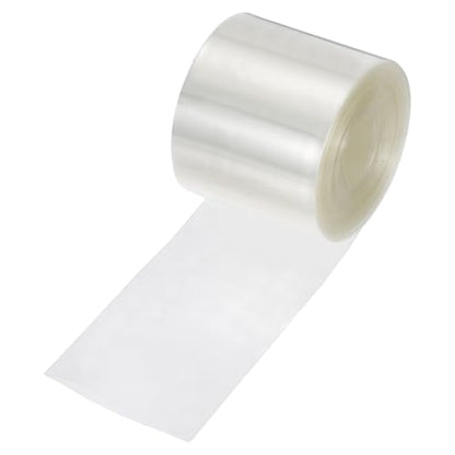 MECCANIXITY Battery Wrap PVC Heat Shrink Tubing 26mm x 43mm x 6m Clear - color: Clear, size: 26mm x 43mm x6m