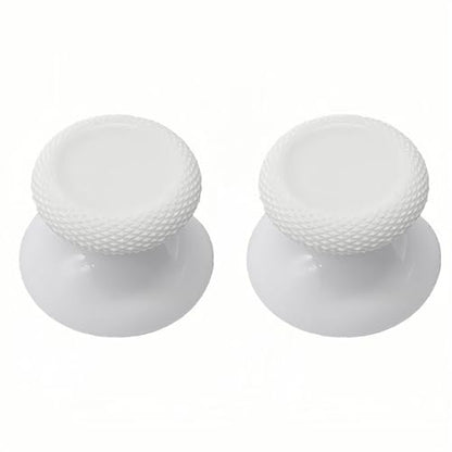 2PCS White Replacement Thumbsticks for Meta Quest 3, Quest 3S Controller, Analog Thumb Sticks for Oculus Quest 2, for Quest Pro - High Precision Design, Durable Material, Tools Included - color: White