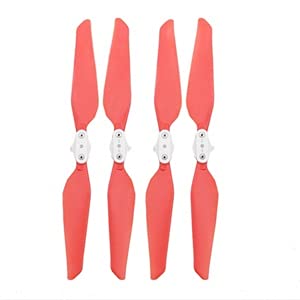4pcs Foldable Propellers Quick Release Prop Blades for Xiaomi FI MI X8 SE Drone FI MI X8 SE Accessories Red - color: Red