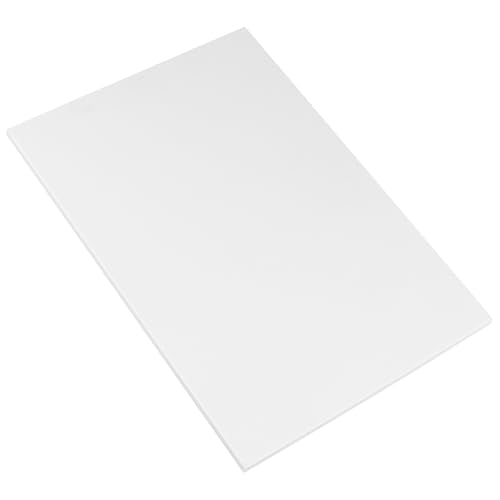 5 PCS White A4 Linocut Blocks, 8.3 x 11.8 Inch Soft Rubber for Printmaking