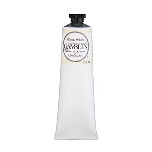Gamblin Artist Oil, 150ml Tube, Warm White (2805)