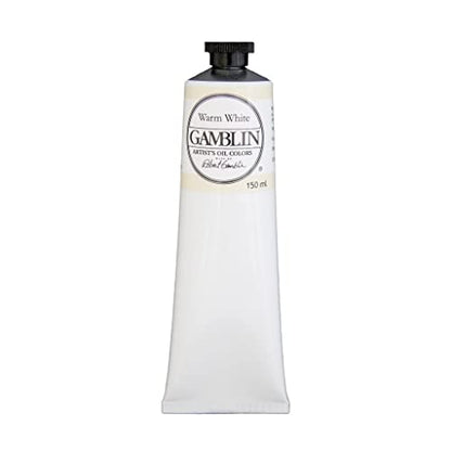 Gamblin Artist Oil, 150ml Tube, Warm White (2805)