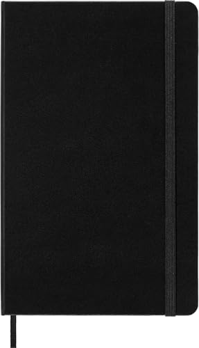 Moleskine Classic Notebook, Large, Dotted, Black, Hard Cover (5 x 8.25)