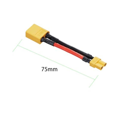 XT60 Male to XT30 Female Plug Connector,XT60-XT30 Extension Cable - size: XT60 Male-XT30 Female