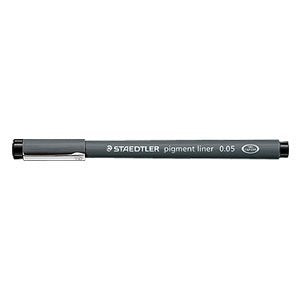 Staedtler Pigment Liner, 0.6mm, Black Ink (308-0.6) - style: 0.6mm