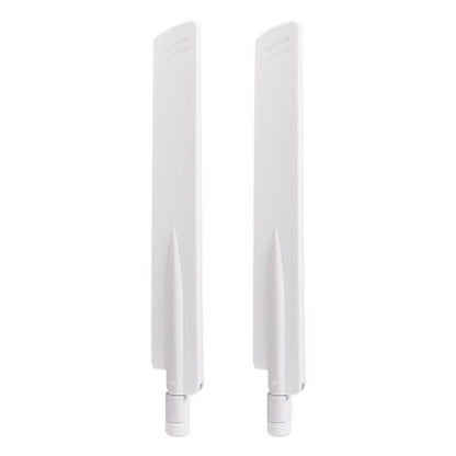 Eightwood Tri-Band WiFi 6E Antenna, RP-SMA Antenna White (2-Pack)