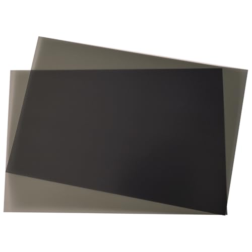 Circular Polarizers Film Non-Adhesive 11.8x7.8 inches Circularly Polarized Filter polarizing Sheets for Photography, Educational Physics Experiments,2 Pack