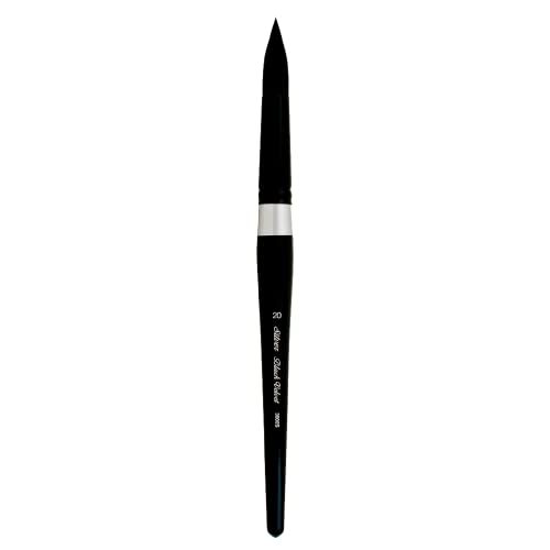 Silver Brush Limited Black Velvet Round Watercolor Paintbrush, Size 20 - size: 20