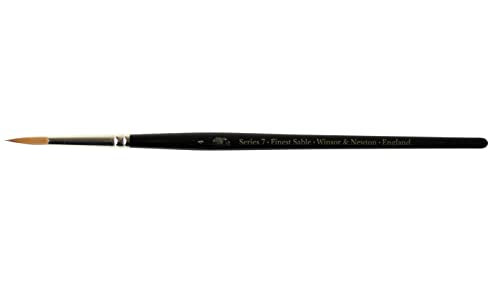 Winsor & Newton Series 7 Kolinsky Sable Brush, Round SH #4 - size: #4, style: Round
