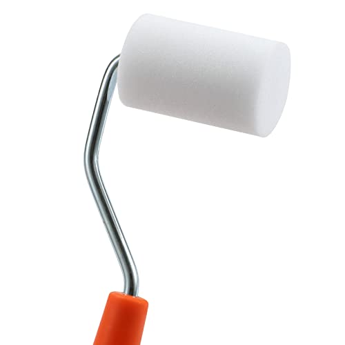 2" Foam Paint Roller with Frame Mini Paint Roller Cover Refills